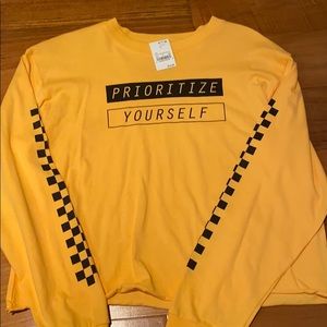 ‘Prioritize Yourself’ Long- Sleeve Tee